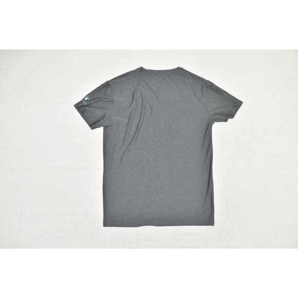 Spyder Men's Gray Logo T-Shirt Regular Size L Wicking Performance Tee - Picture 8 of 8